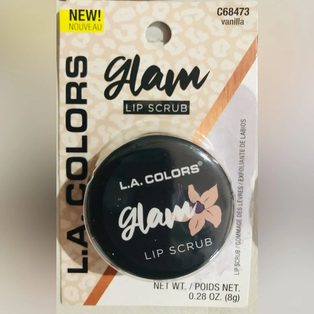 4pack scented GLAM strawberry, watermelon‎ & peach lip masks & vanilla scrub